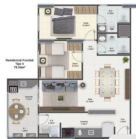 Apartamento à venda com 2 quartos, 76m² - Foto 16