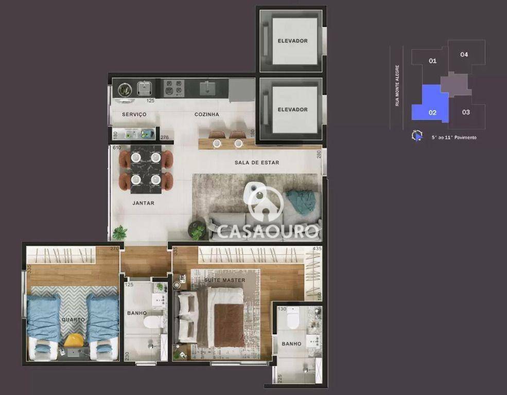 Cobertura à venda com 2 quartos, 113m² - Foto 15