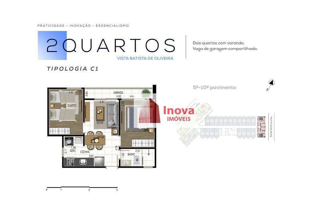 Apartamento à venda com 2 quartos, 47m² - Foto 22