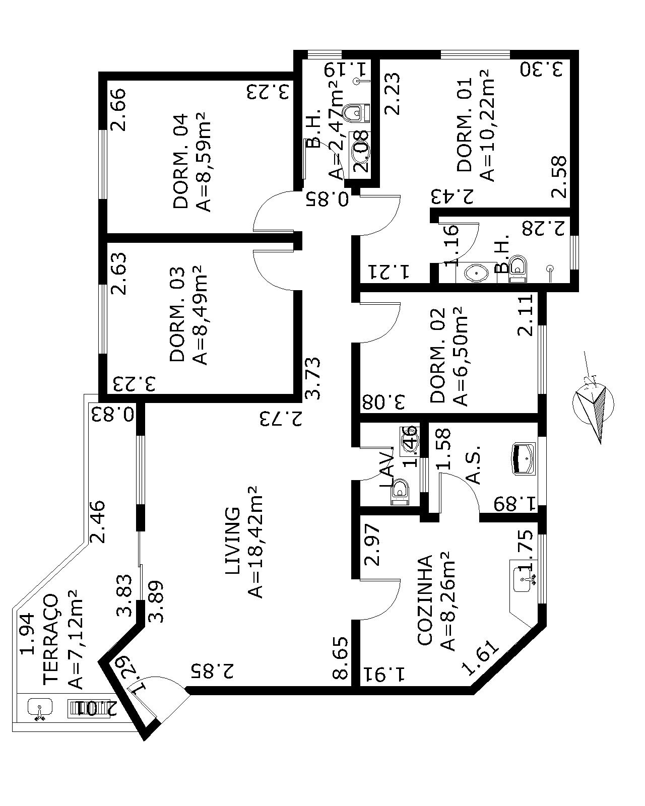 Apartamento à venda com 4 quartos, 91m² - Foto 14