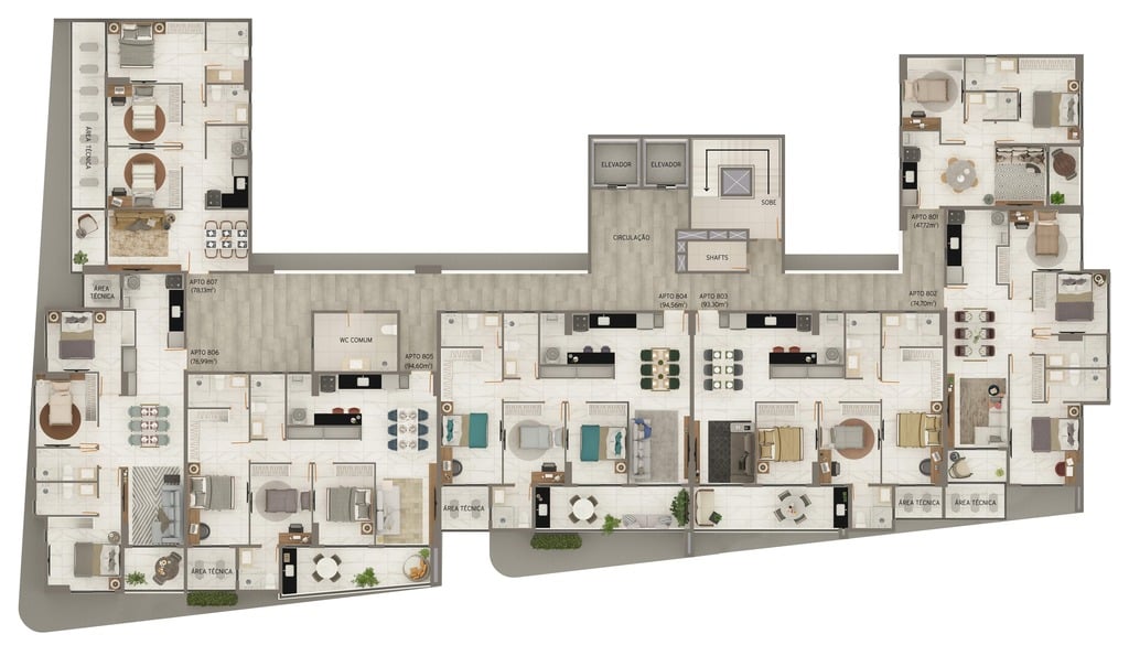 Apartamento à venda com 3 quartos, 9533m² - Foto 24