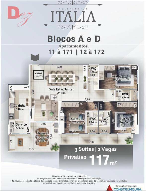 Apartamento à venda com 3 quartos, 117m² - Foto 25