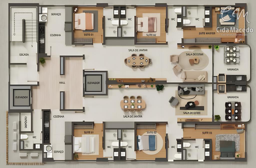 Cobertura à venda com 3 quartos, 297m² - Foto 12