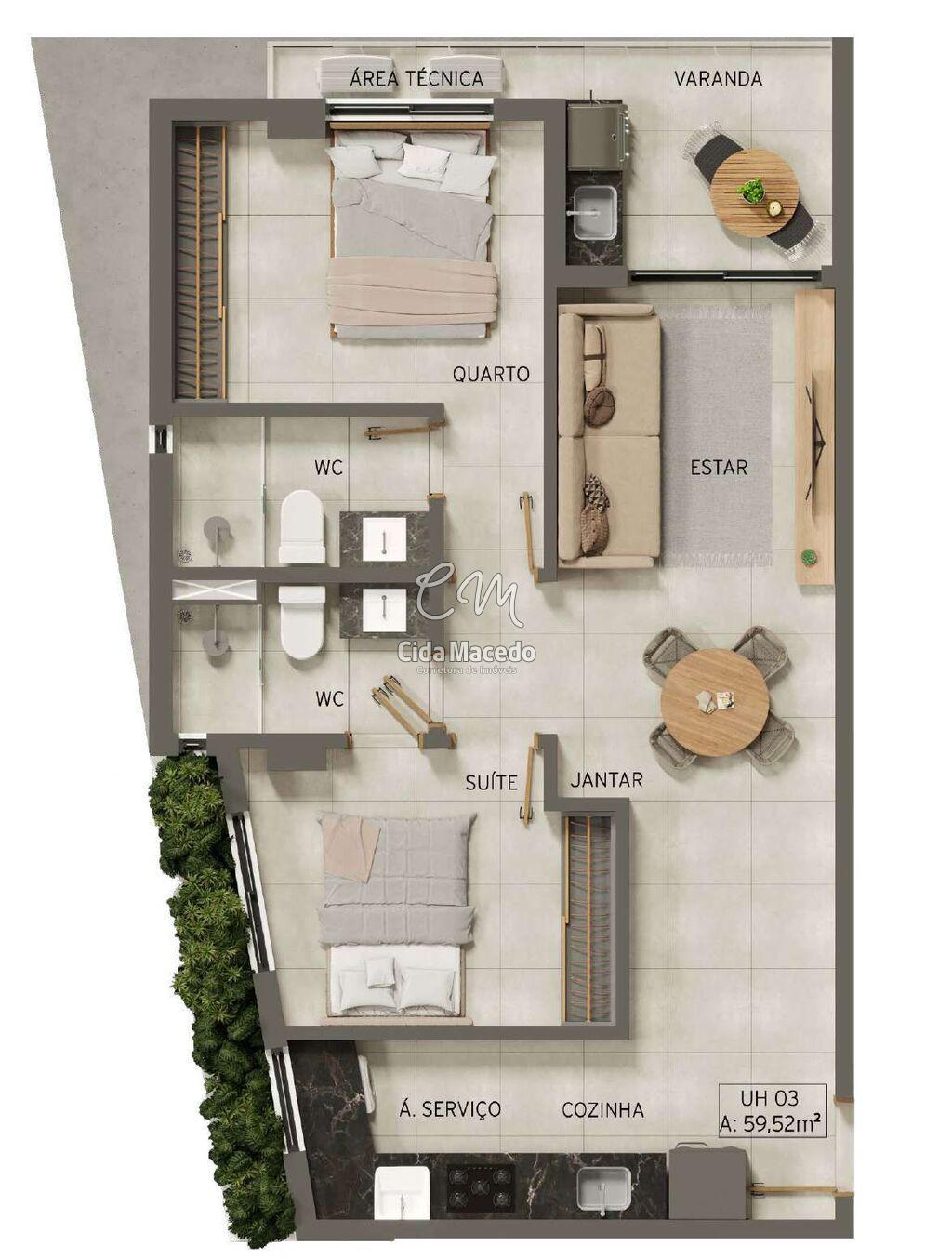 Apartamento à venda com 3 quartos, 80m² - Foto 21