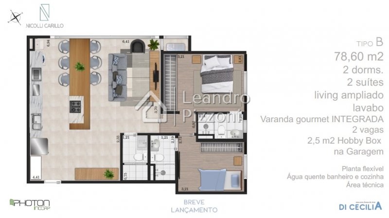 Apartamento à venda com 3 quartos, 80m² - Foto 43