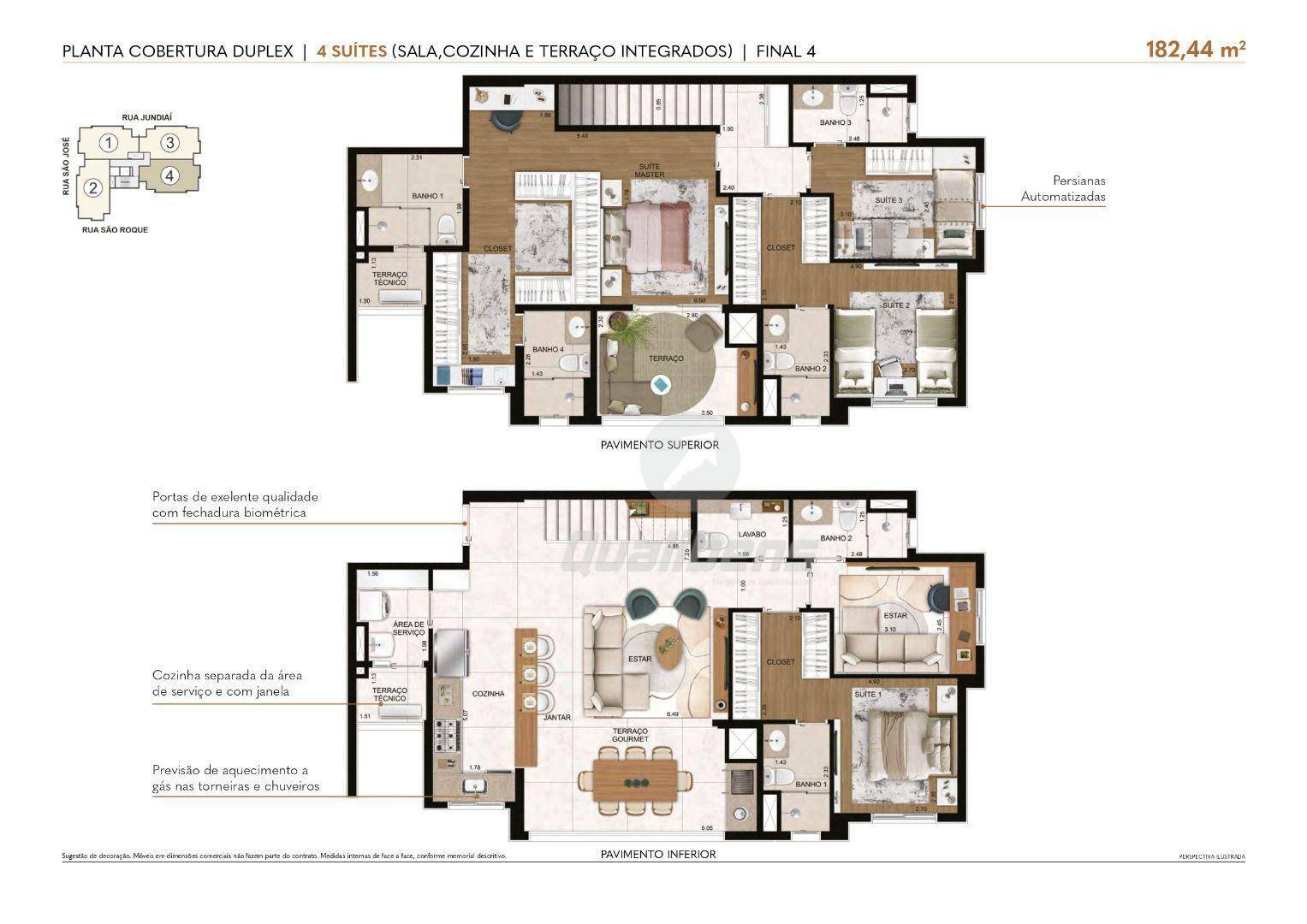 Cobertura à venda com 4 quartos, 182m² - Foto 3