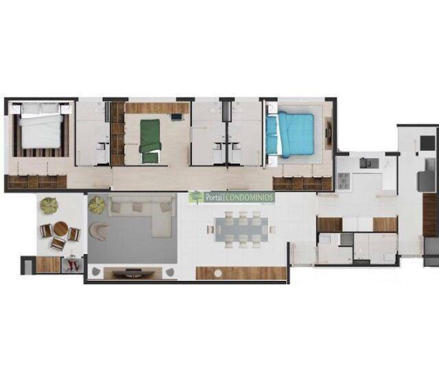 Apartamento à venda com 4 quartos, 250m² - Foto 10