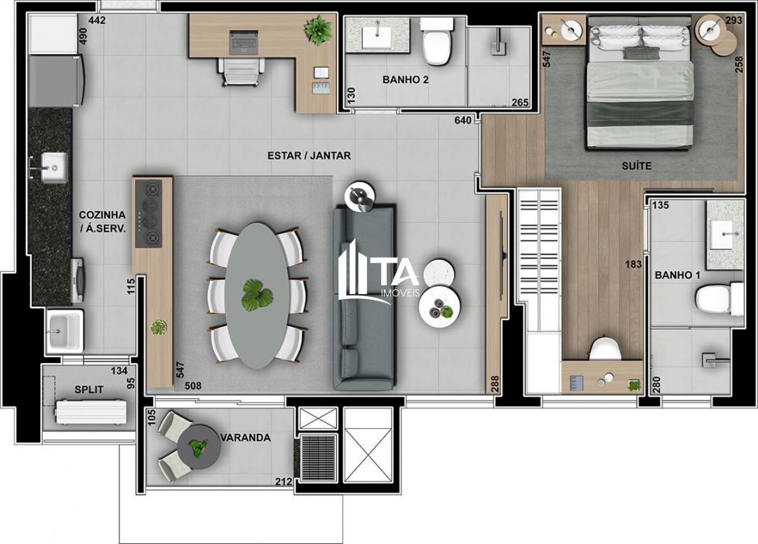 Apartamento à venda com 2 quartos, 68m² - Foto 37