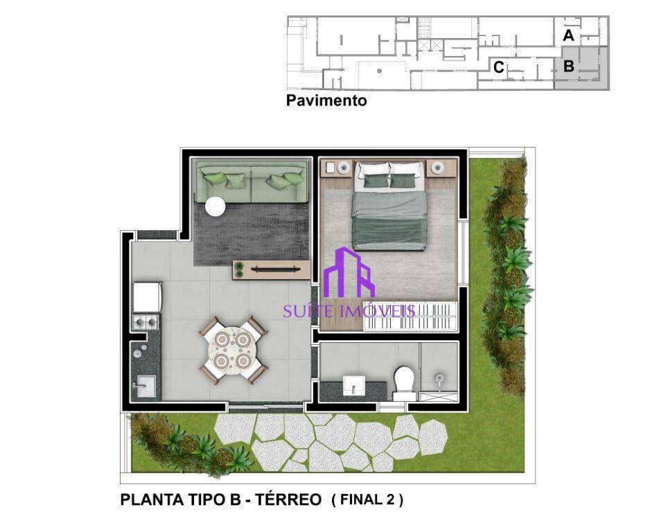 Apartamento à venda com 1 quarto, 40m² - Foto 27