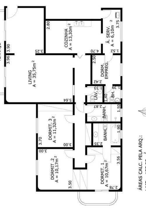 Apartamento à venda com 3 quartos, 350m² - Foto 3