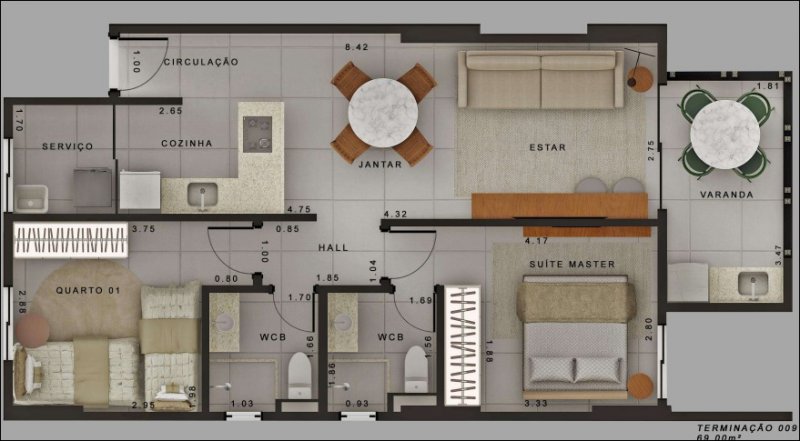 Apartamento à venda com 3 quartos, 110m² - Foto 10