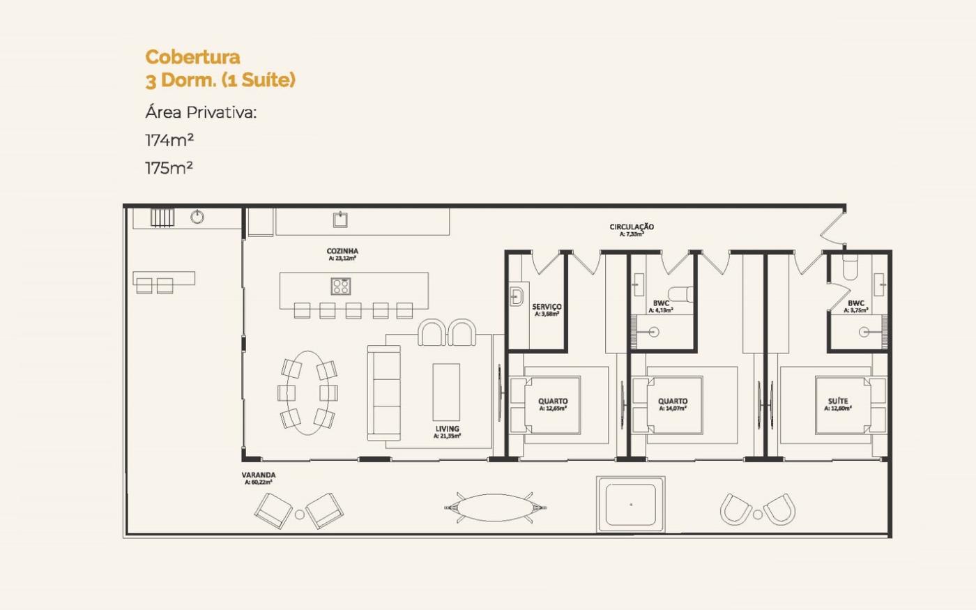 Cobertura à venda com 3 quartos, 174m² - Foto 22