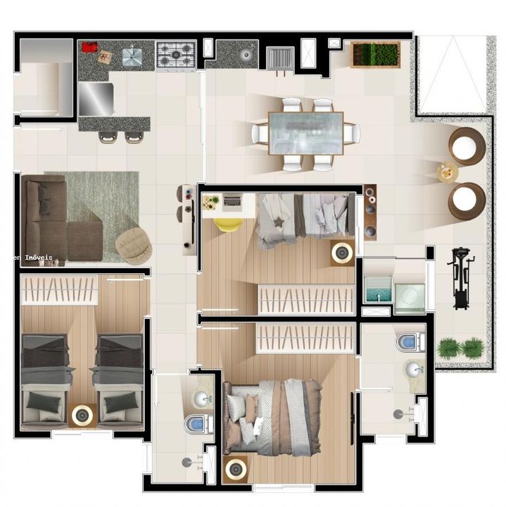 Apartamento à venda com 3 quartos, 73m² - Foto 16