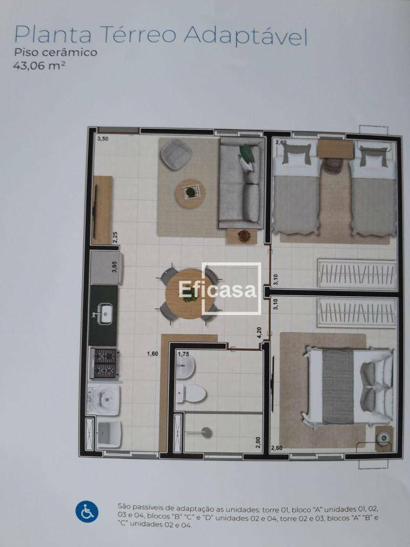 Apartamento à venda com 2 quartos, 43m² - Foto 15