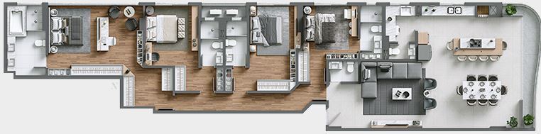 Apartamento à venda com 3 quartos, 173m² - Foto 25