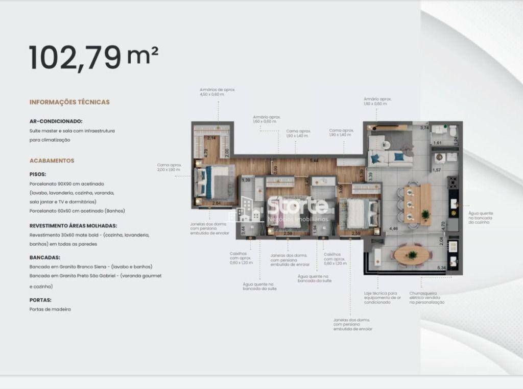 Apartamento à venda com 2 quartos, 102m² - Foto 25