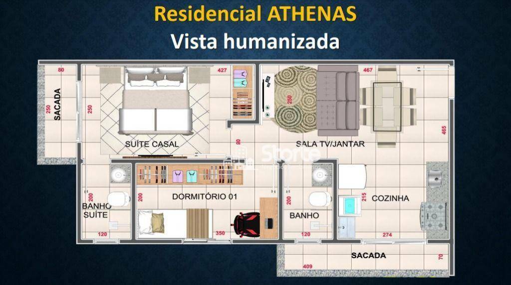 Apartamento à venda com 2 quartos, 55m² - Foto 5