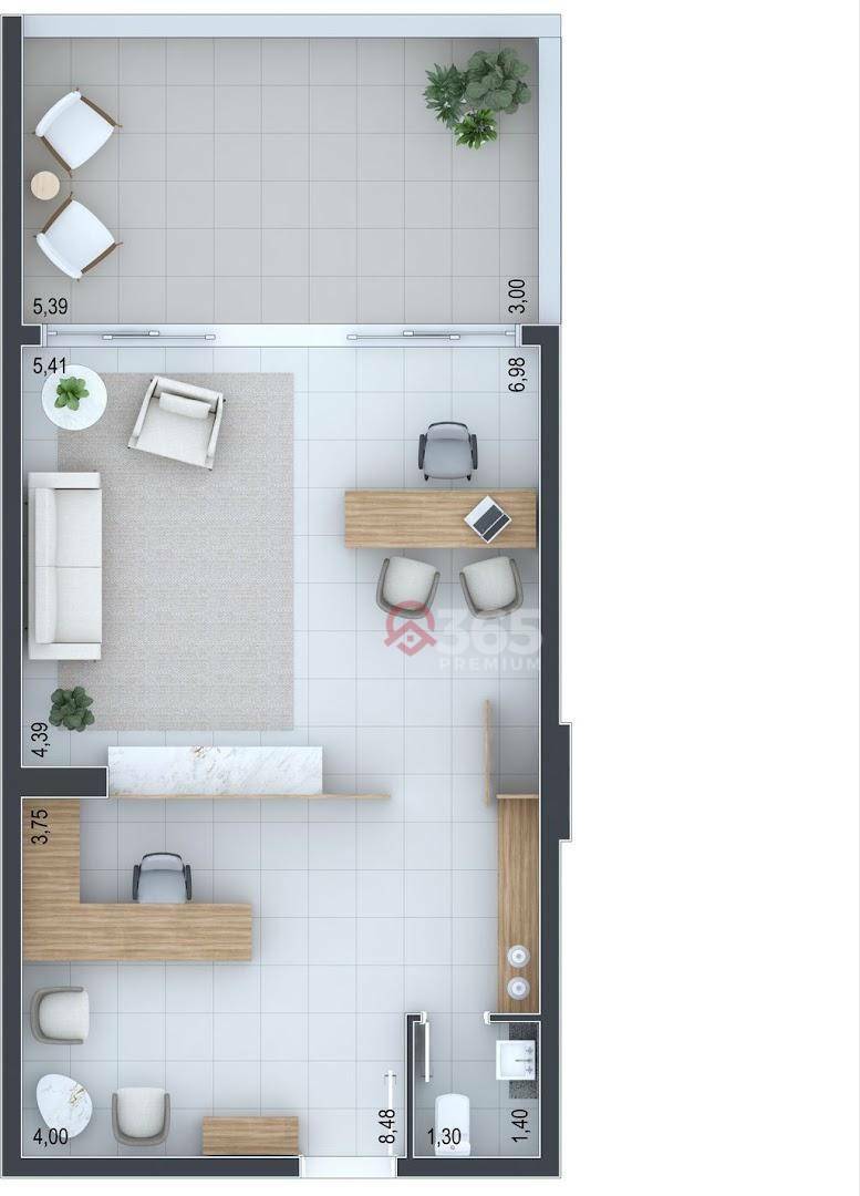 Conjunto Comercial-Sala à venda, 53m² - Foto 9
