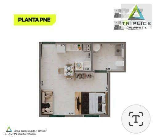 Apartamento à venda com 1 quarto, 48m² - Foto 19