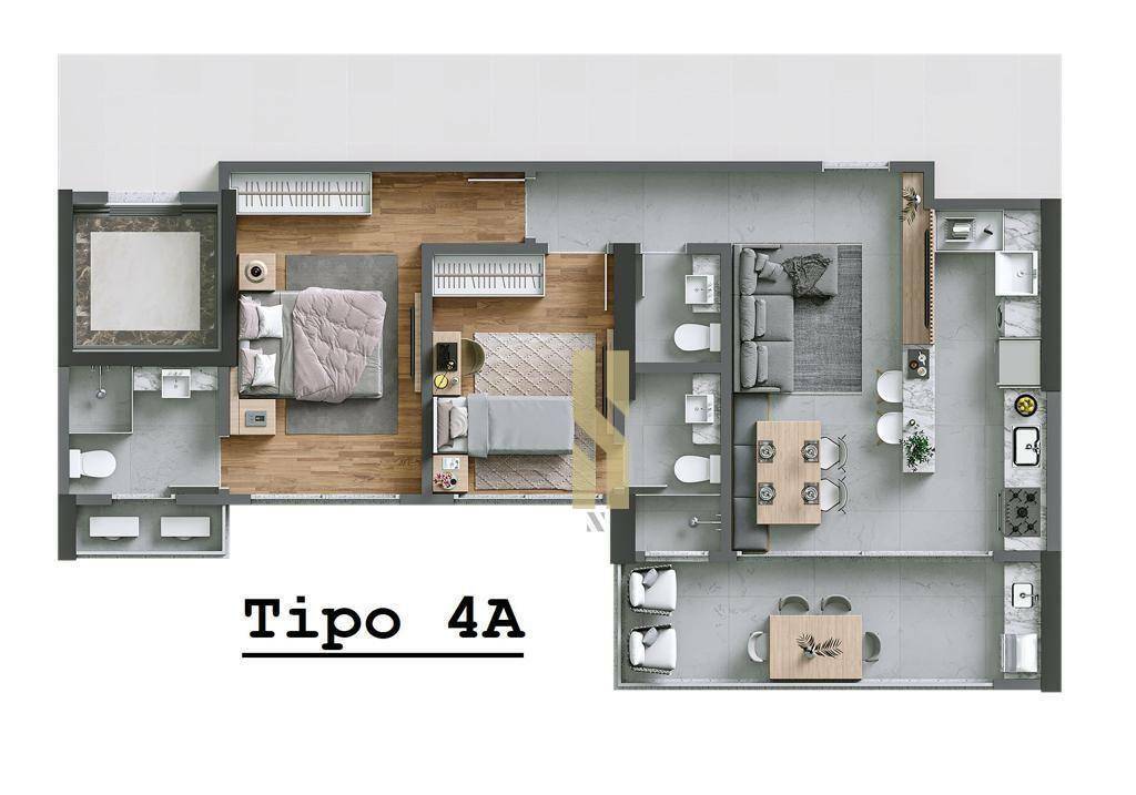 Apartamento à venda com 2 quartos, 86m² - Foto 19