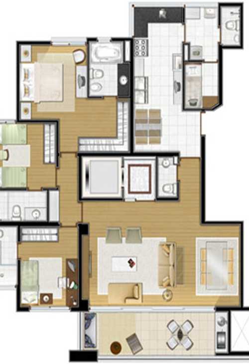 Apartamento à venda com 3 quartos, 259m² - Foto 7