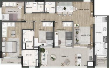 Apartamento à venda com 4 quartos, 138m² - Foto 14