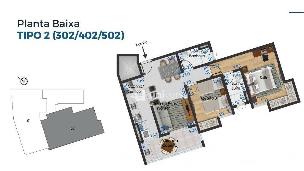 Apartamento, 2 quartos, 75 m² - Foto 6