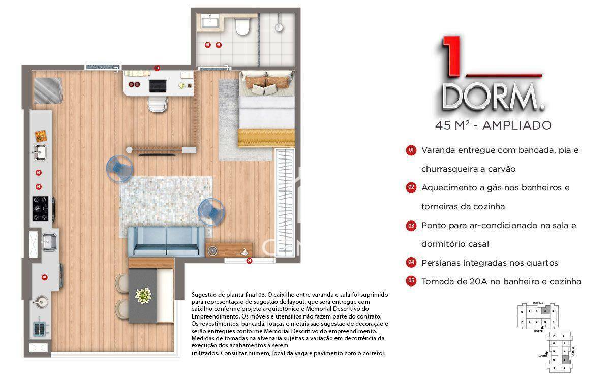 Apartamento à venda com 2 quartos, 61m² - Foto 45