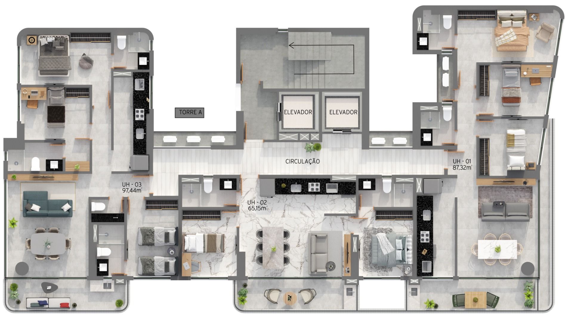 Apartamento à venda com 3 quartos, 125m² - Foto 91