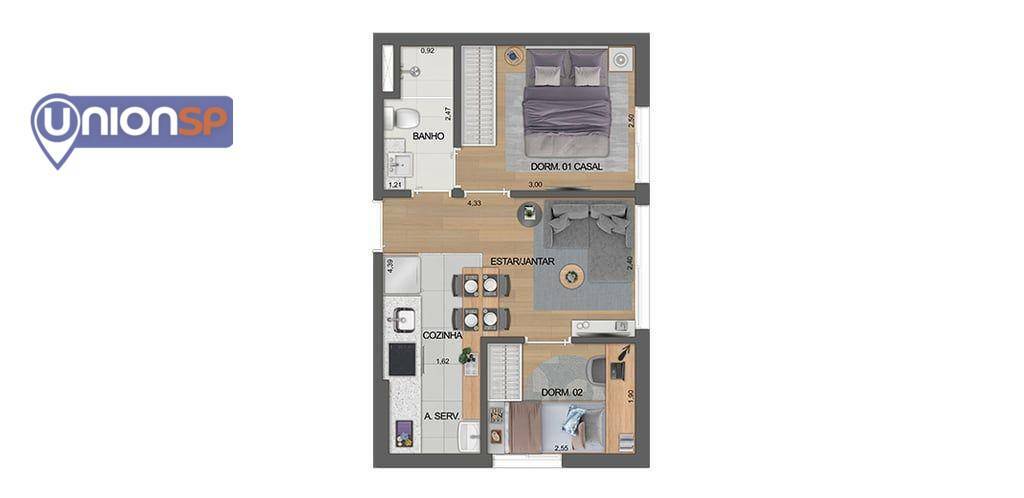 Apartamento à venda com 1 quarto, 26m² - Foto 17