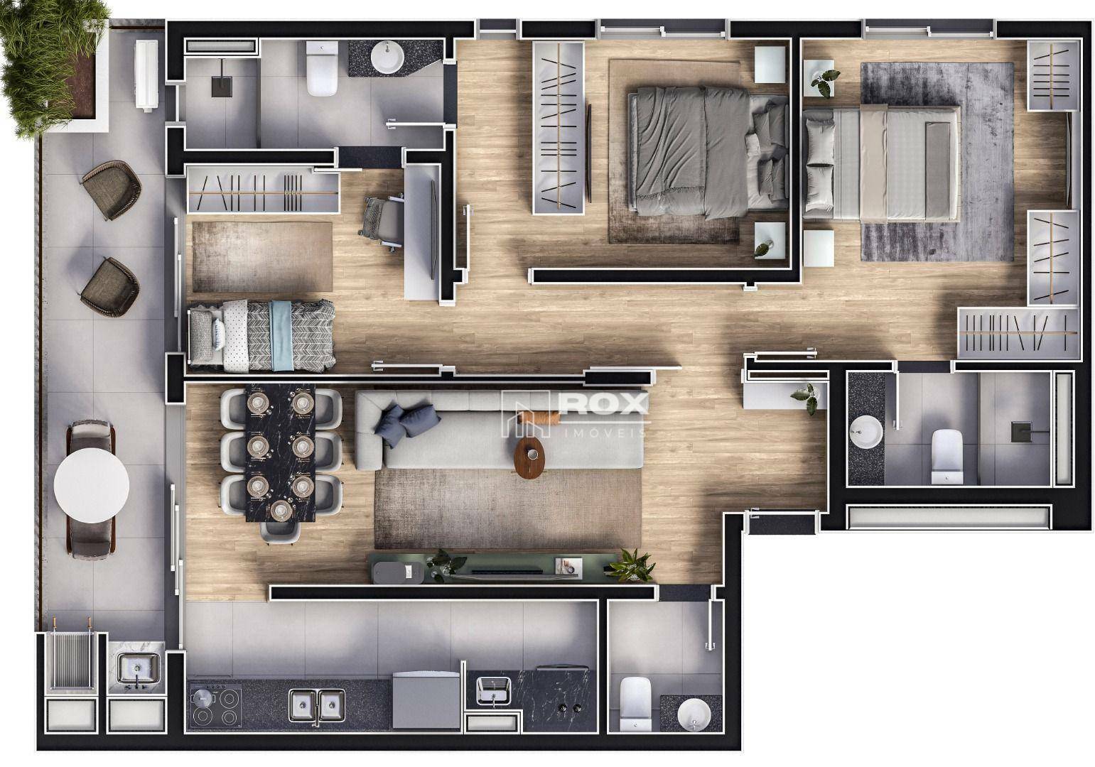 Apartamento à venda com 3 quartos, 90m² - Foto 8