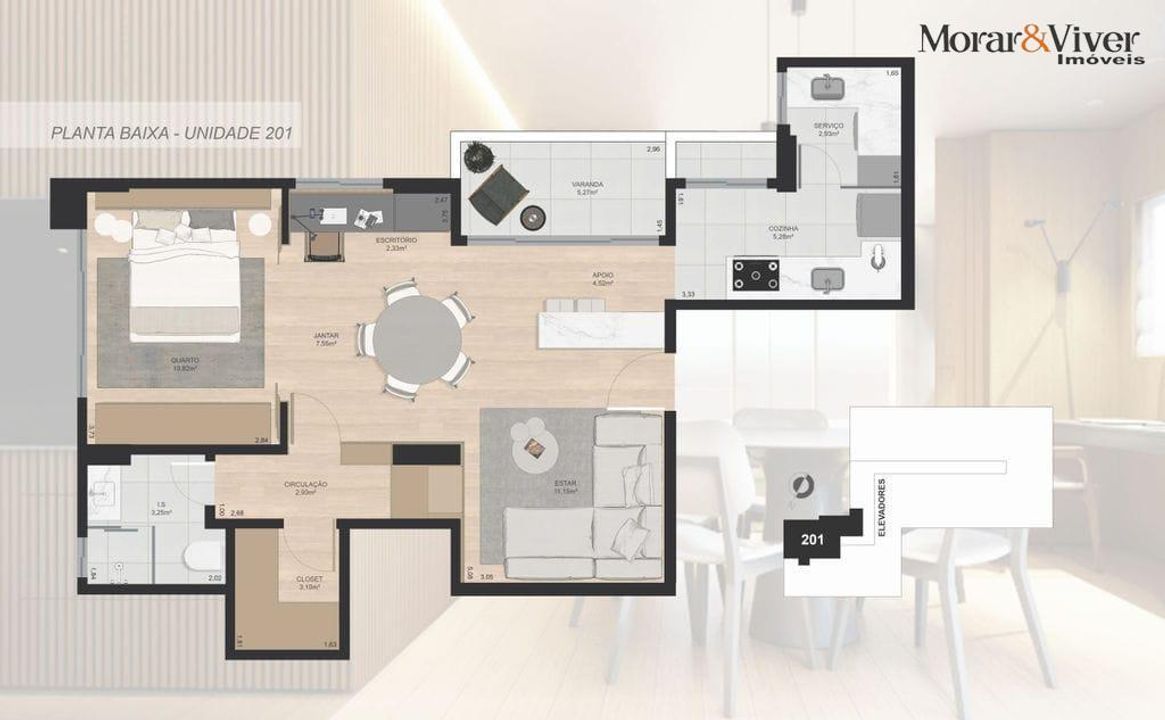 Apartamento à venda com 2 quartos, 67m² - Foto 28