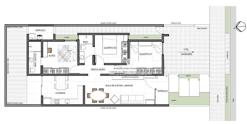 Casa de Condomínio, 3 quartos - Foto 2
