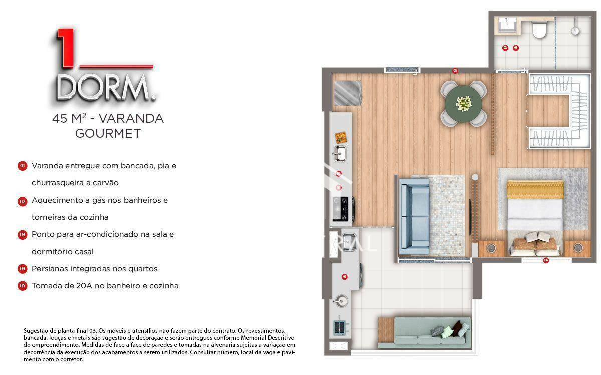 Apartamento à venda com 2 quartos, 61m² - Foto 47