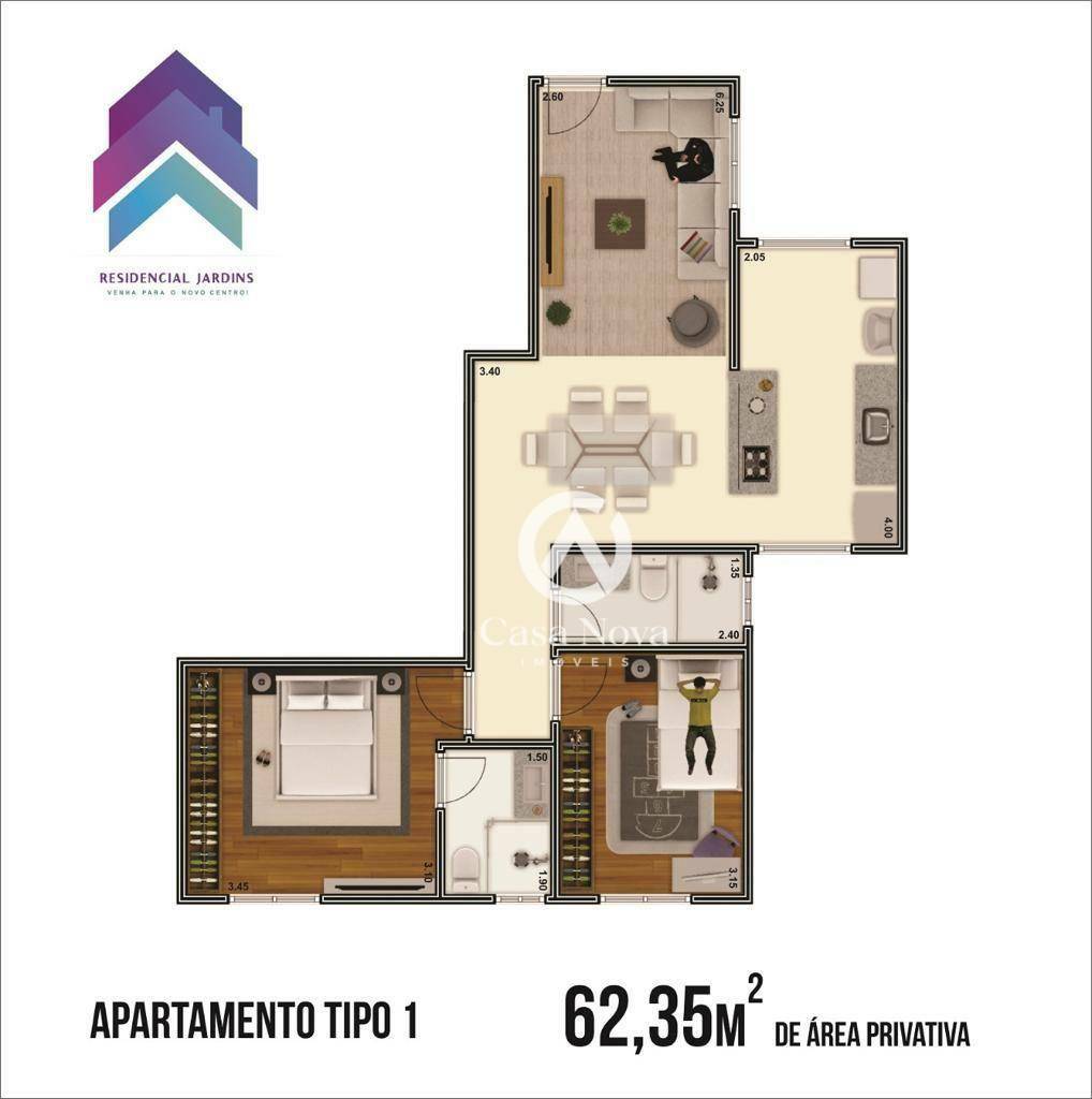 Apartamento à venda com 2 quartos, 62m² - Foto 15