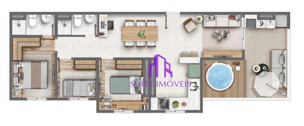 Apartamento à venda com 3 quartos, 127m² - Foto 31