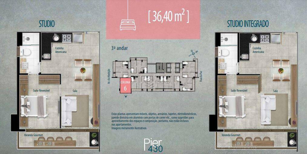 Apartamento à venda com 2 quartos, 56m² - Foto 59