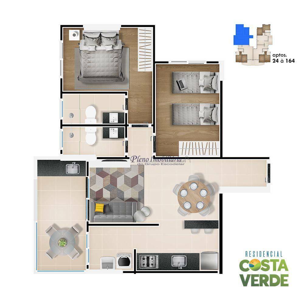 Apartamento à venda com 2 quartos, 70m² - Foto 22