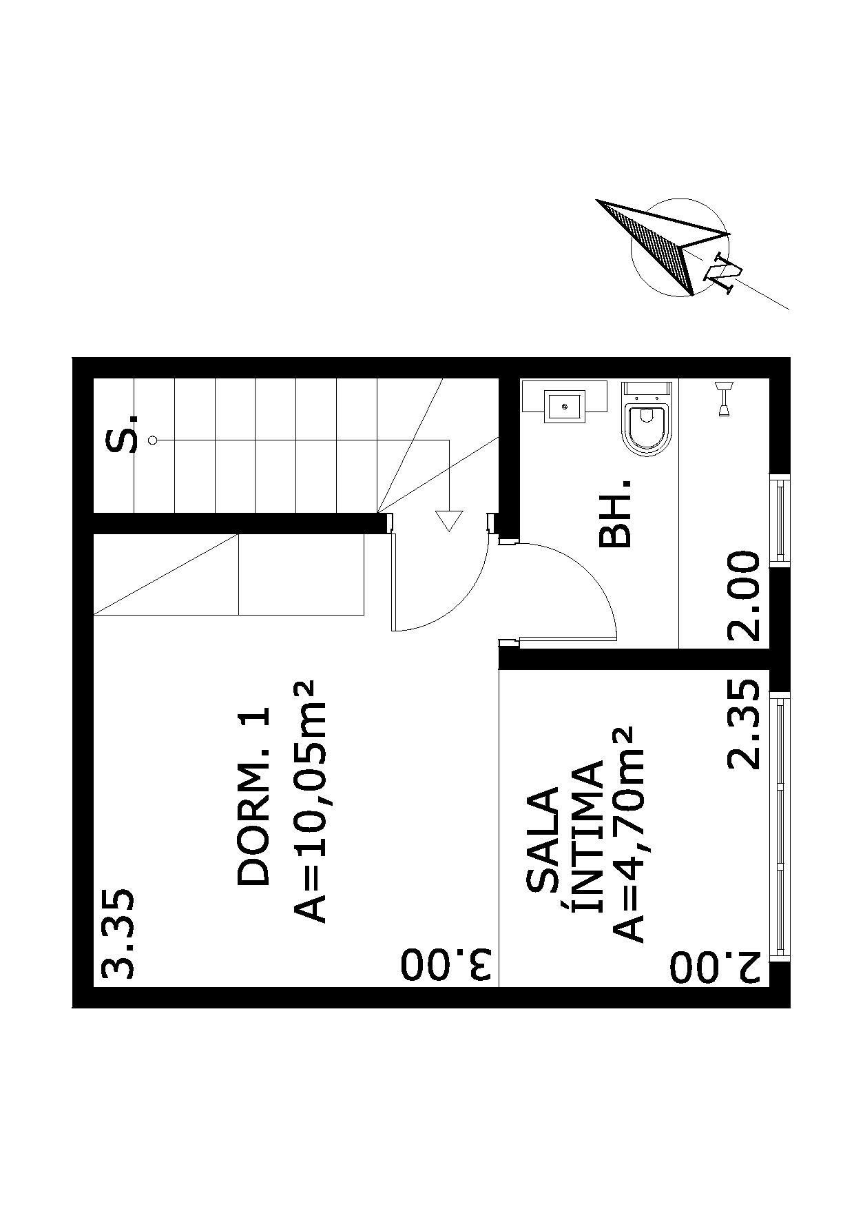 Apartamento à venda com 1 quarto, 55m² - Foto 8