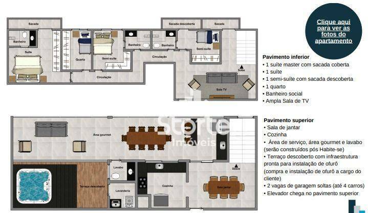 Cobertura à venda com 4 quartos, 201m² - Foto 4