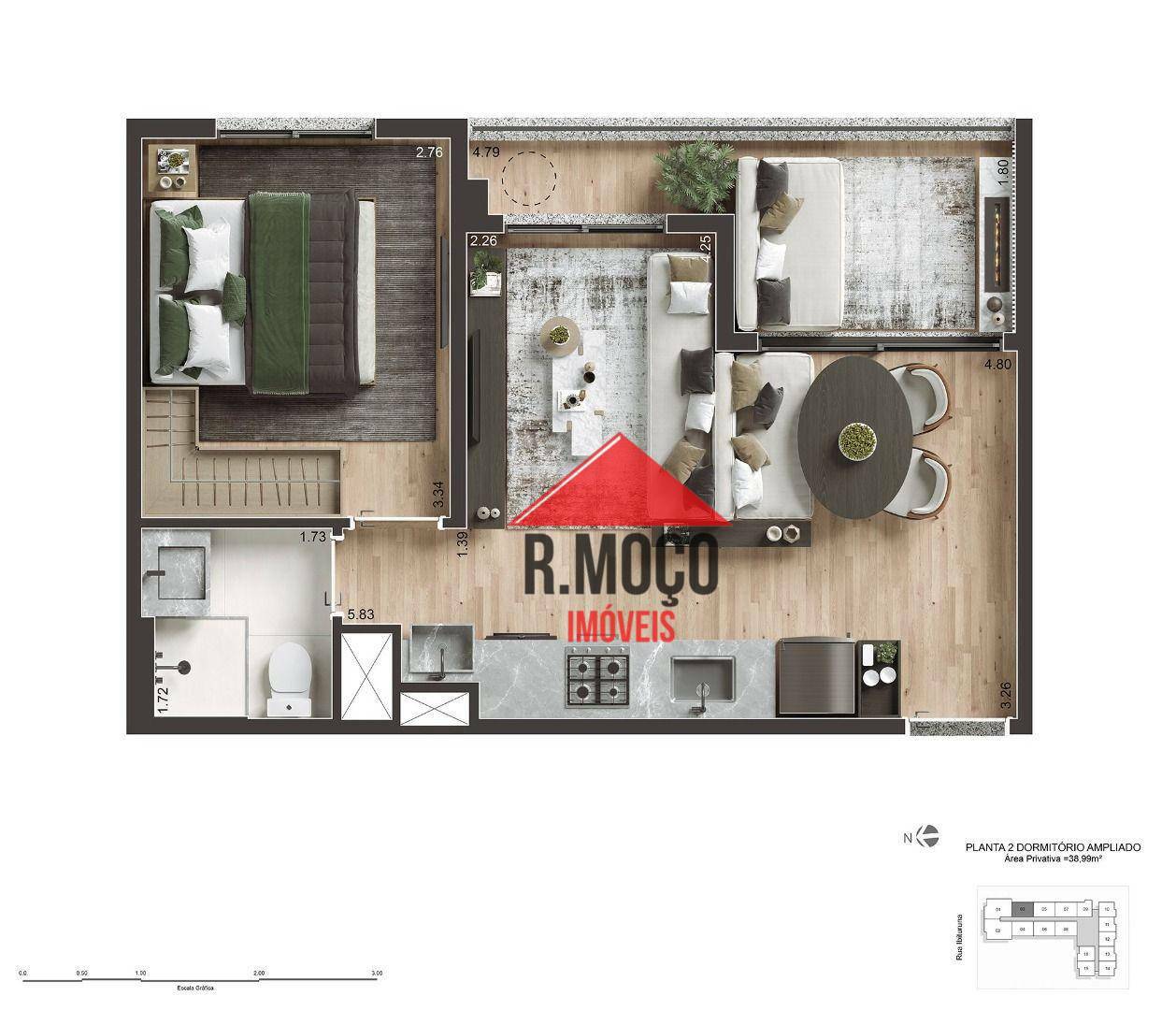 Apartamento à venda com 2 quartos, 63m² - Foto 25