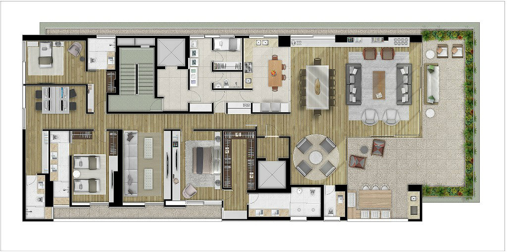 Apartamento à venda com 4 quartos, 419m² - Foto 9