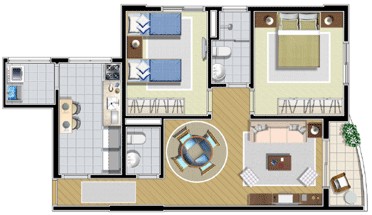 Apartamento à venda com 2 quartos, 66m² - Foto 7