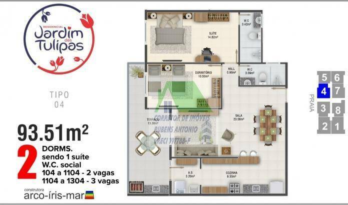 Apartamento à venda com 2 quartos, 80m² - Foto 29