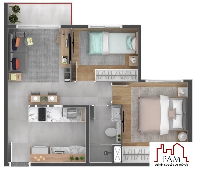 Apartamento à venda com 2 quartos, 37m² - Foto 14