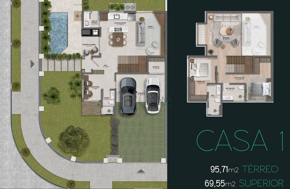 Casa à venda com 3 quartos, 165m² - Foto 3