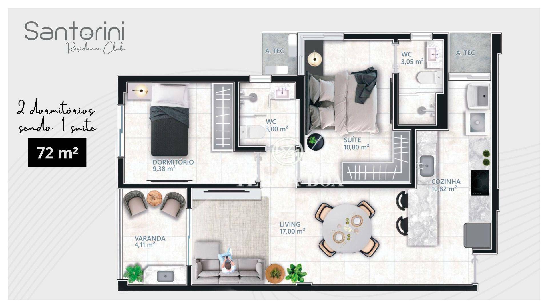 Apartamento à venda com 2 quartos, 72m² - Foto 29