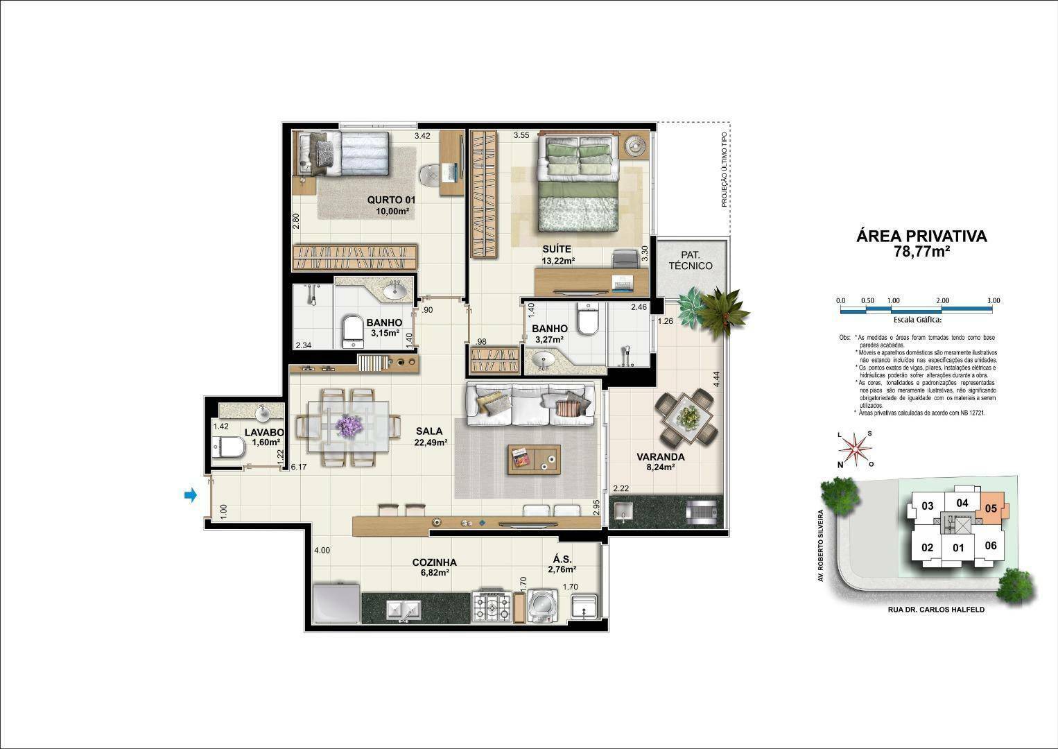 Apartamento à venda com 3 quartos, 118m² - Foto 41