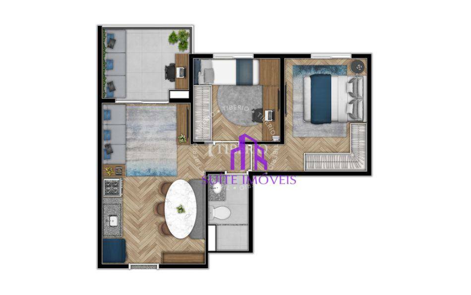 Apartamento à venda com 1 quarto, 34m² - Foto 37