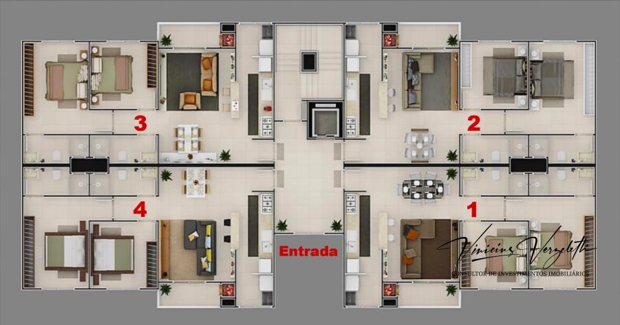 Apartamento à venda com 2 quartos, 81m² - Foto 2